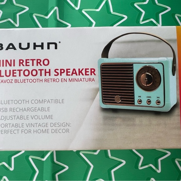 Bauhn Mini Retro Bluetooth Speaker - Picture 3 of 4